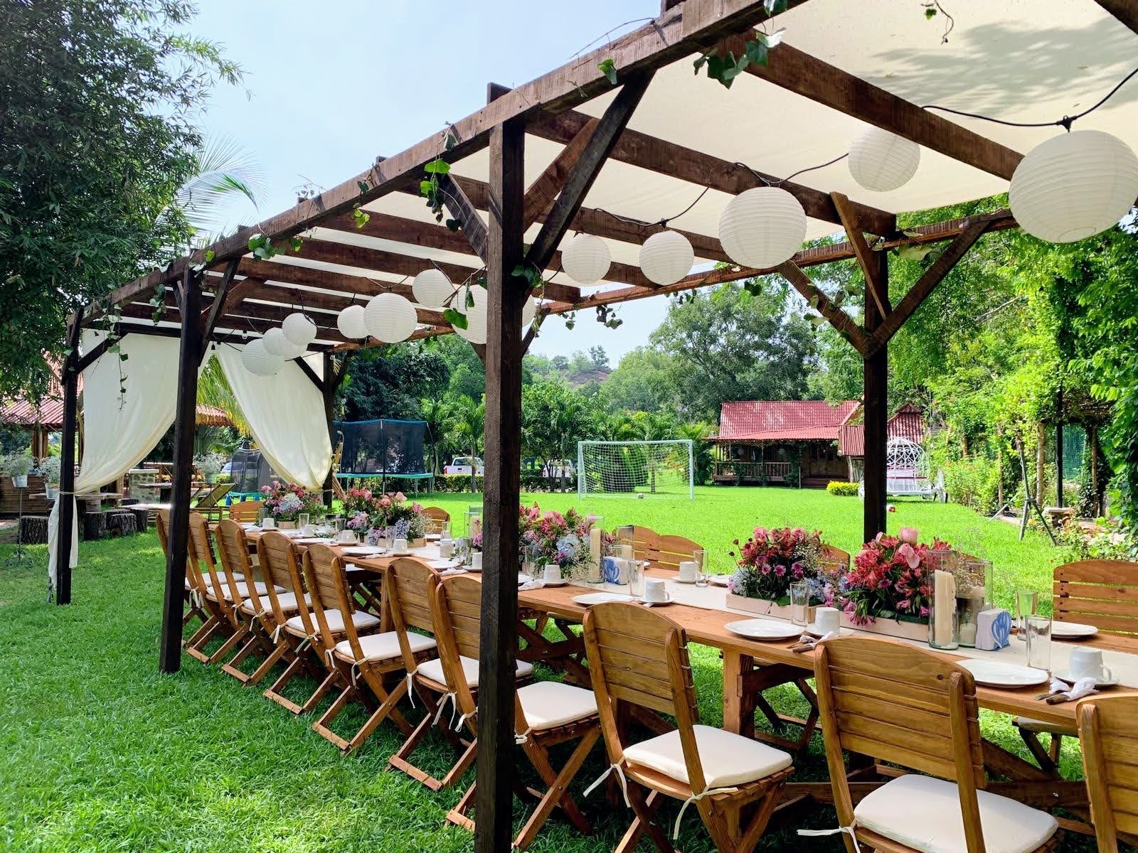 Pérgola para eventos Six Gardens
